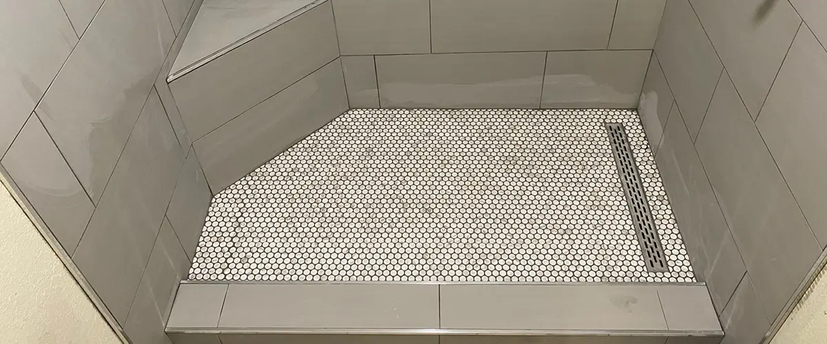 Bathroom floor